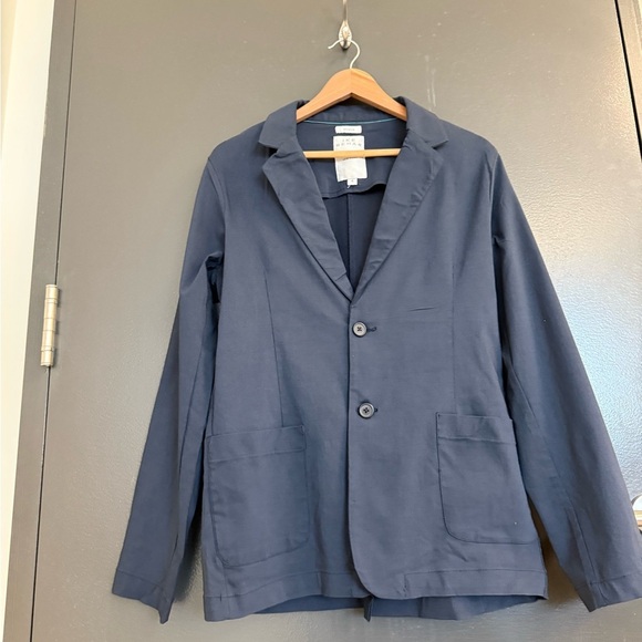 Ike Behar S NWOT travel blazer rayon/spandex Navy Lightweight - Picture 7 of 13